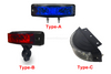 Police Motorcycle System Warning Headlight