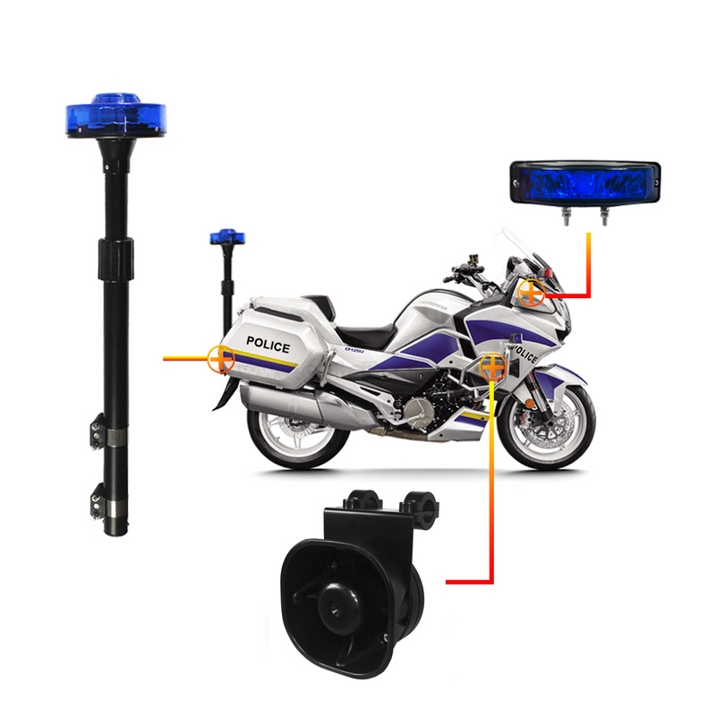 Police Patrol Motorcycle System Speaker